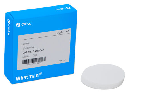 Papeles de filtro cuantitativos Whatman, sin cenizas, grado 40