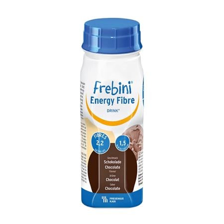 Febrini Energy Fiber 1.5 Kcal sabor a Chocolate - Pack de 4 botellas de 200ml