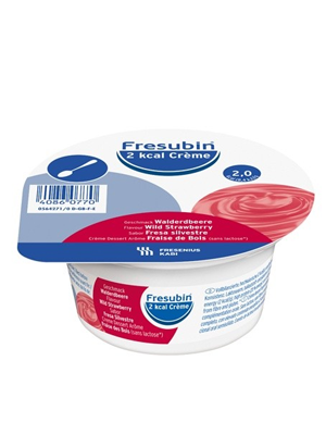 Fresubin creme 2 kcal wild strawberry - Pack de 4 unidades de 125 g